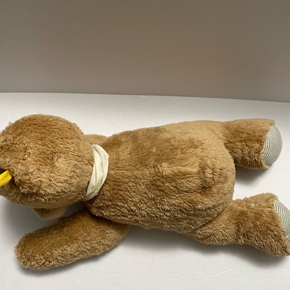 Steiff Sleep Well Bear Gray Tan Stripe GUC - Picture 9 of 9